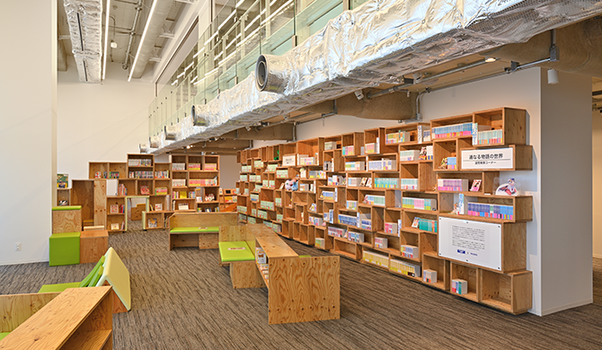 角川武蔵野ミュージアム マンガ・ラノベ図書館
