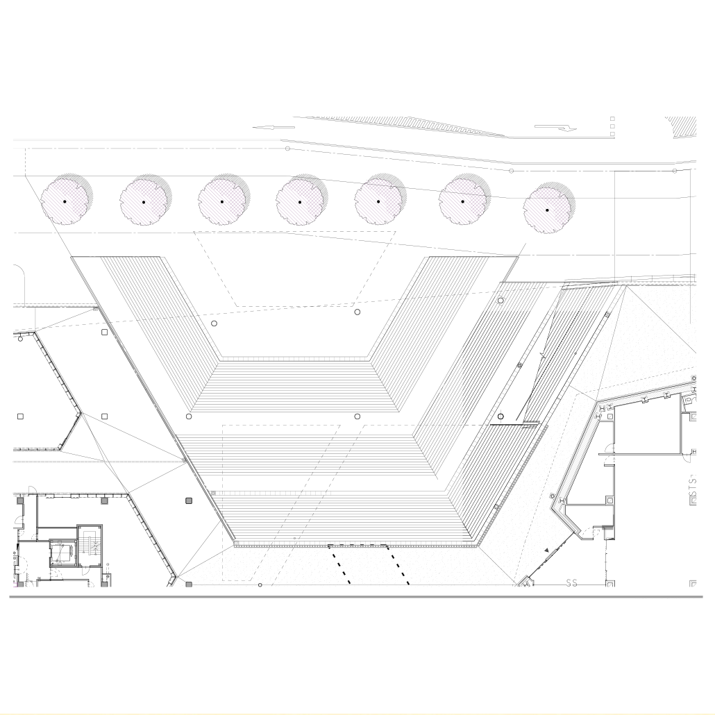 千人テラス_白図面