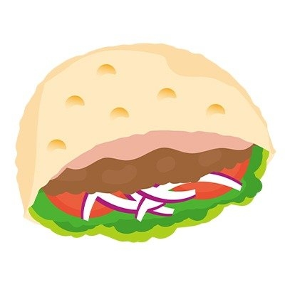 ケバブのイラスト