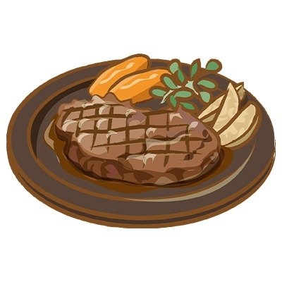 ステーキのイラスト