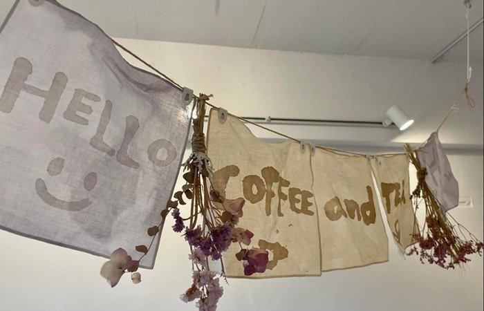 お茶の葉・コーヒー出し殻を利用した染物