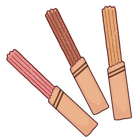 チュロスのイラスト