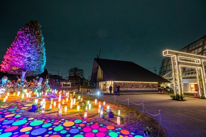 ところざわサクラタウンライトアップ