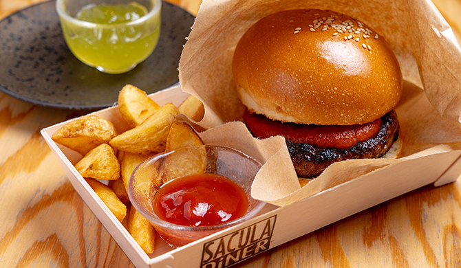 SACULA DINER キッズハンバーガー