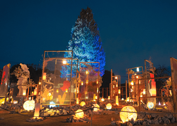 ところざわサクラタウンライトアップ