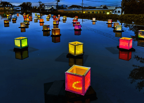 ところざわサクラタウンライトアップ