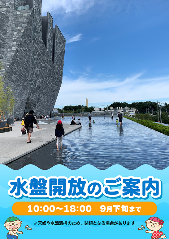 水盤解放のご案内