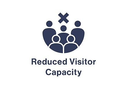 Reduces Visitor Capacity