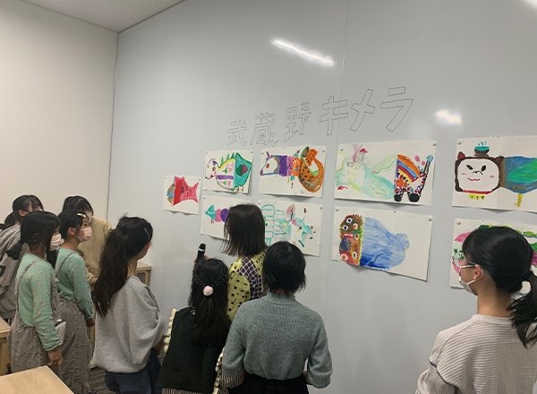 絵画ワークショップのようす