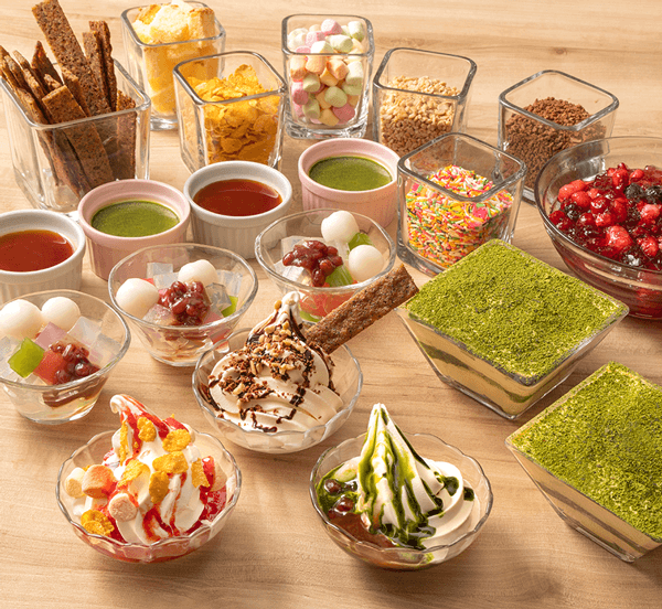 ソフトクリーム＆カスタムパフェ