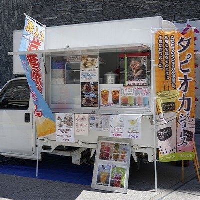 台湾屋台の出展風景写真