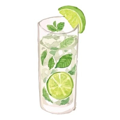 モヒートのイラスト