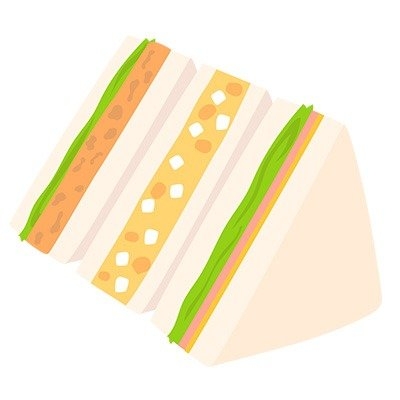 サンドイッチのイラスト