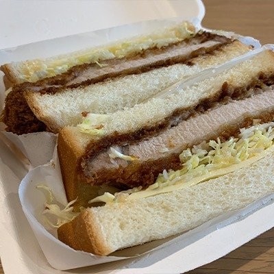 スマイルラボの味噌カツサンド