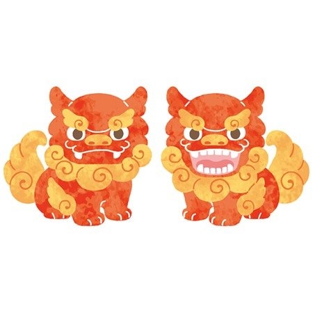 シーサーのイラスト