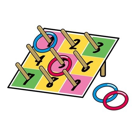 輪投げのイラスト