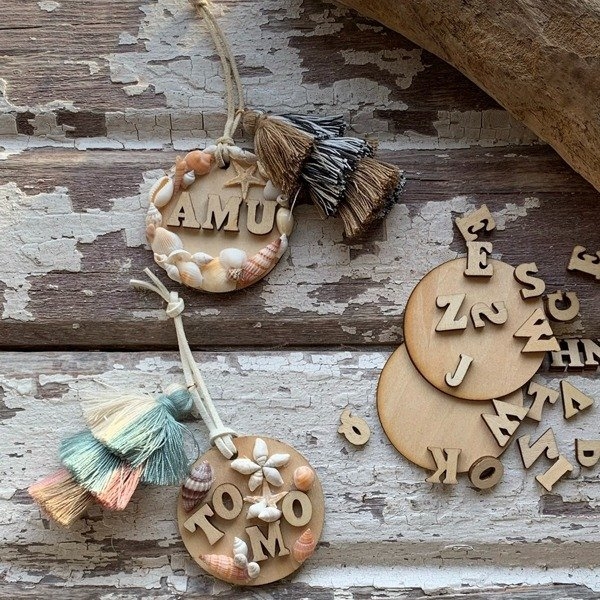 シェルネームプレート