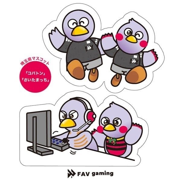 コバトン＆さいたまっち特製ステッカー