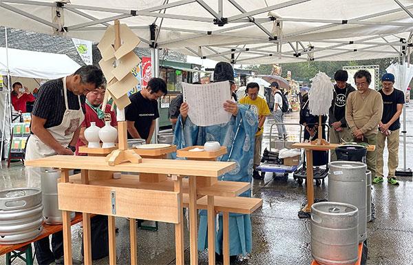 武蔵野坐令和神社 埼玉・武蔵野ビールフェス収穫感謝祭