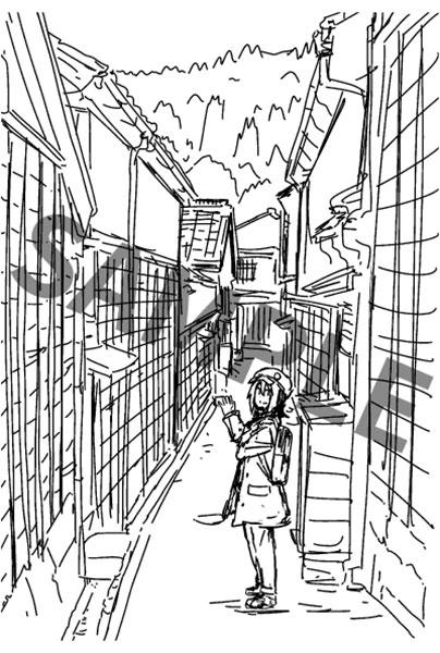 ダ・ヴィンチストア限定 石坂ケンタ先生 描き下ろしイラストペーパー(A6)