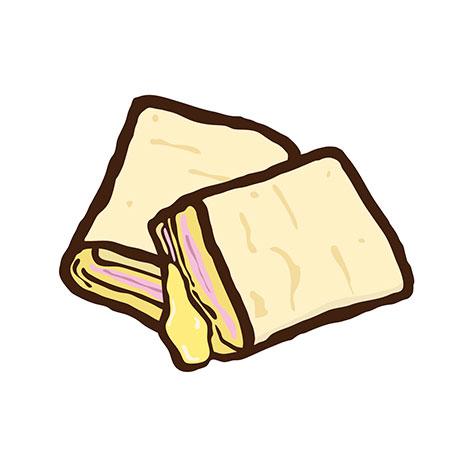 ブリトーのイラスト