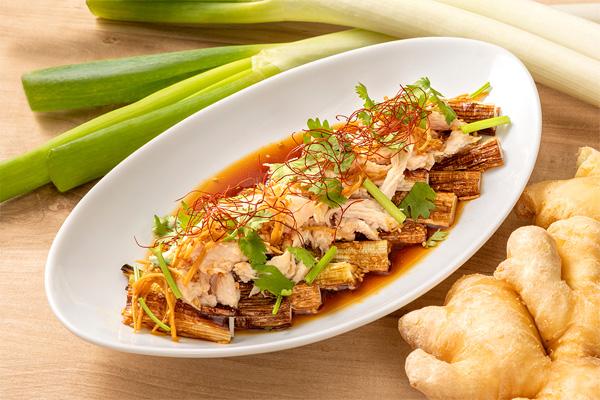 焼きねぎのよだれ鶏