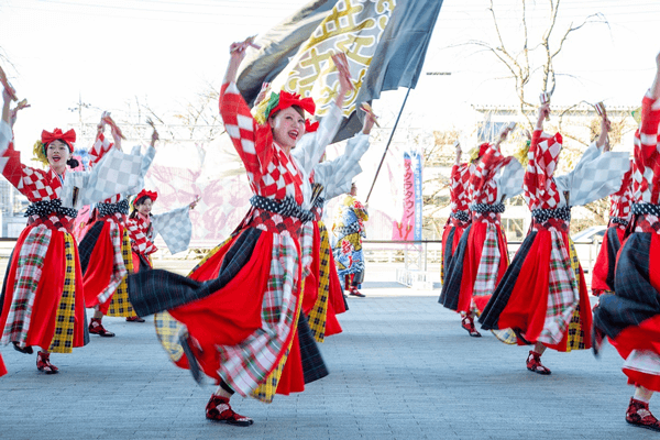 よさこい踊りの様子1