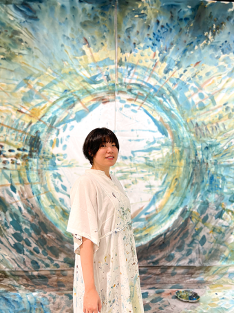 みんなでつくる巨大壁画withいくらまりえ