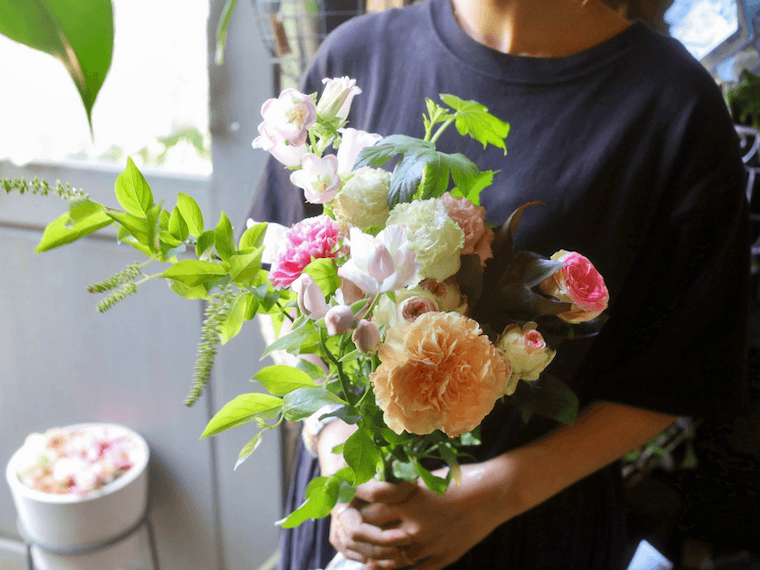花と過ごすひととき vol.1「わたしだけの花束づくり」