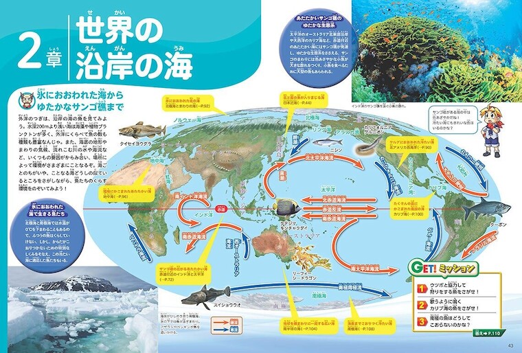 世界の沿岸の海
