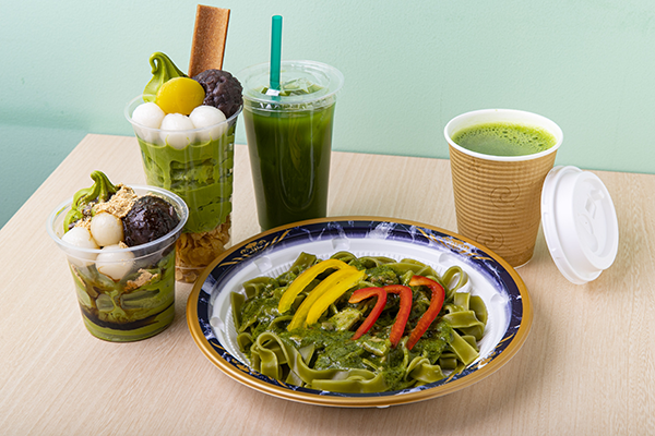 武蔵利休のお茶を使ったフード、ドリンク、スイーツ