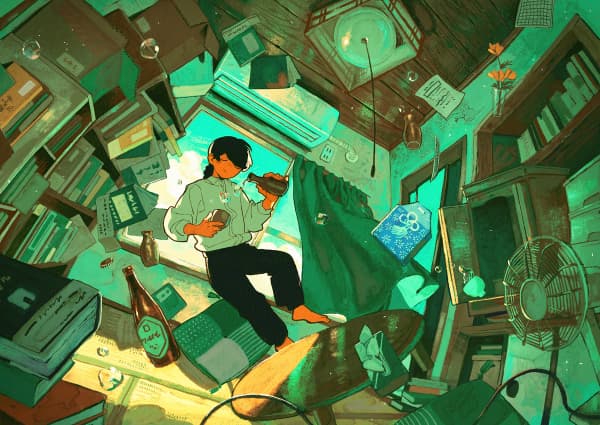 優秀賞：じみにしじみ 「酔い」の画像