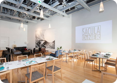 SACULA DINERの店内イメージ